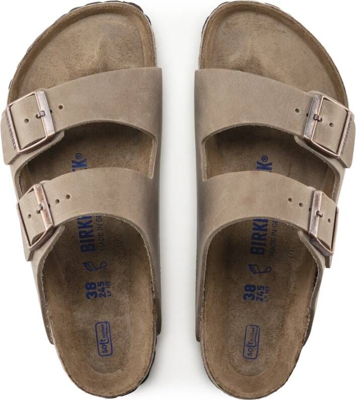 Birkenstock Klassieke Twee-Band Sandaal Brown Heren