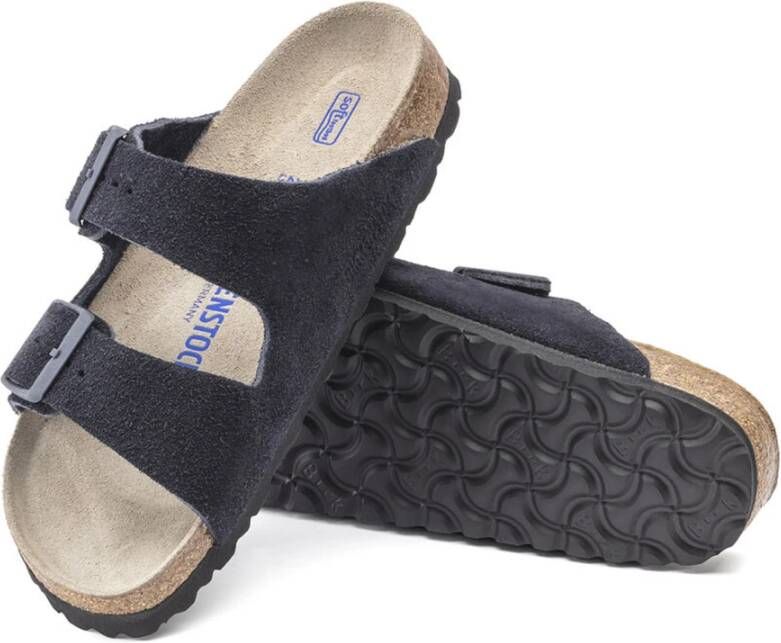 Birkenstock Klassieke vegan sandaal Blue Heren