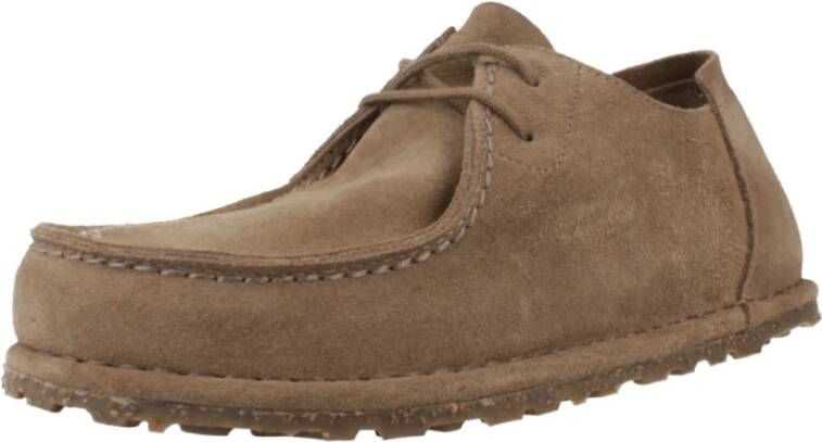 Birkenstock Klassieke Veterschoenen in Zwart Brown Dames