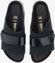 Birkenstock Kyoto Sandalen Zwart Velours Leer Black Dames - Thumbnail 15