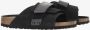 Birkenstock Kyoto Sandalen Zwart Velours Leer Black Dames - Thumbnail 16