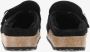 Birkenstock Zwarte Suède Shearling Muiltjes Black Dames - Thumbnail 4