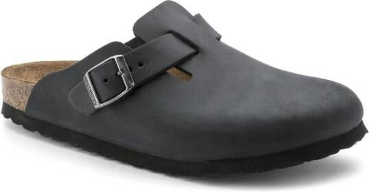 Birkenstock Klassieke zwarte sandalen met verstelbare gesp Black Unisex