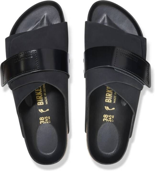 Birkenstock Kyoto Nubuck Sandalen Black Dames