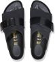 Birkenstock Kyoto Sandalen Zwart Velours Leer Black Dames - Thumbnail 5