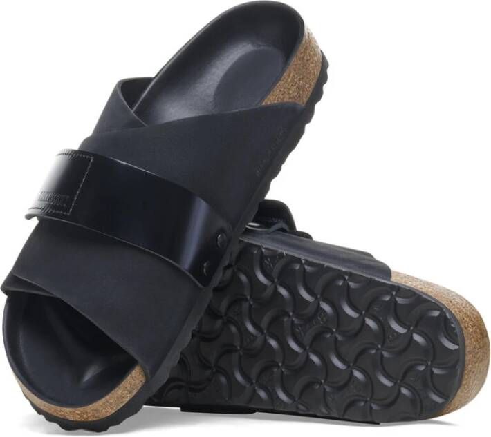 Birkenstock Kyoto Nubuck Sandalen Black Dames