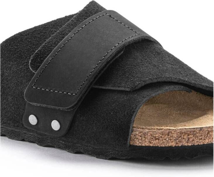 Birkenstock Kyoto Nubuck Sandalen Black Dames