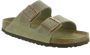 Birkenstock Leren Arizona Sandalen Green Dames - Thumbnail 2