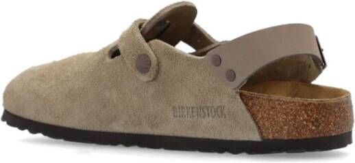 Birkenstock Leren Sandalen met Riempjes Beige Heren