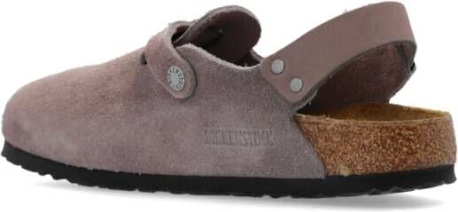 Birkenstock Leren Sandalen met Banddetail Purple Dames