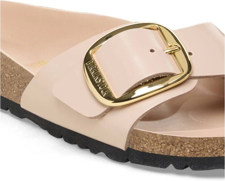 Birkenstock Madrid Big Buckle Sandalen Beige Dames