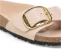 Birkenstock Madrid Narrow Big Buckle Natural Leather Patent High-Shine New Beige - Thumbnail 32