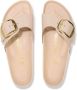 Birkenstock Madrid Narrow Big Buckle Natural Leather Patent High-Shine New Beige - Thumbnail 33