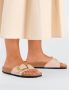 Birkenstock Madrid Narrow Big Buckle Natural Leather Patent High-Shine New Beige - Thumbnail 35