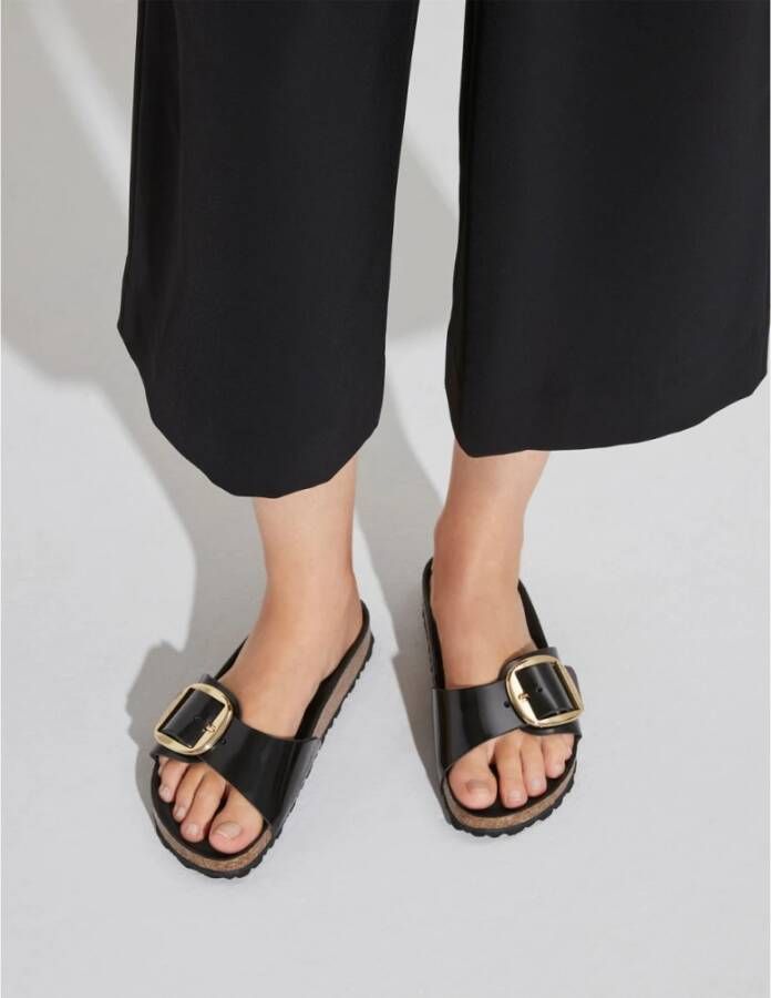 Birkenstock Madrid Big Buckle Sandalen Black Dames