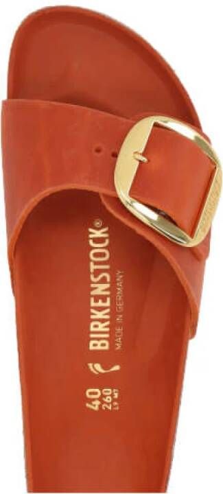 Birkenstock Madrid Big Buckle Sandalen Orange Dames