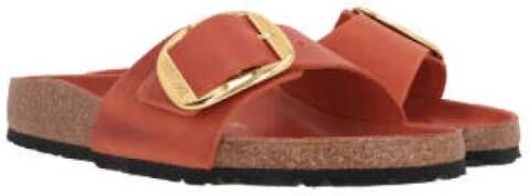 Birkenstock Madrid Big Buckle Sandalen Orange Dames