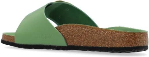 Birkenstock Madrid Big Buckle Slides Green Dames