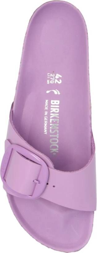 Birkenstock Madrid Big Buckle Slippers Purple Dames