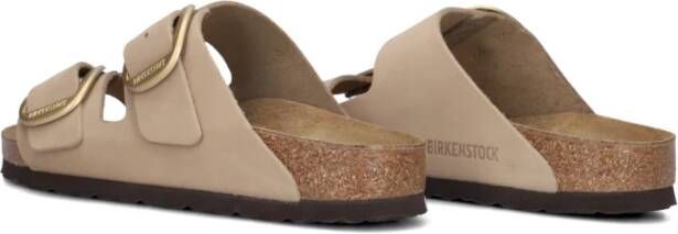 Birkenstock Madrid Buckle Nub Slippers Beige Dames