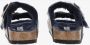 Birkenstock Midnight Leren Sandalen met Gouden Banden Blue Dames - Thumbnail 4