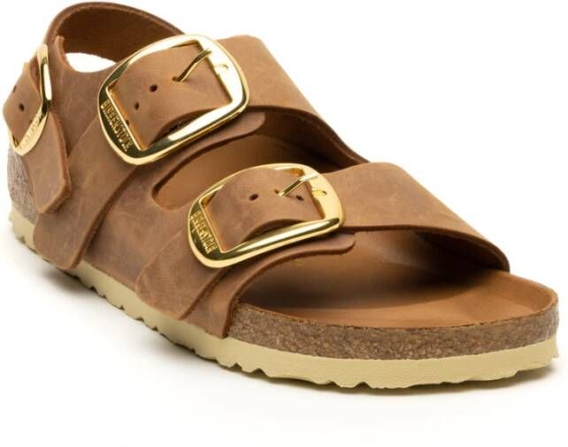 Birkenstock Milano Big Buckle Sandalen Brown Dames