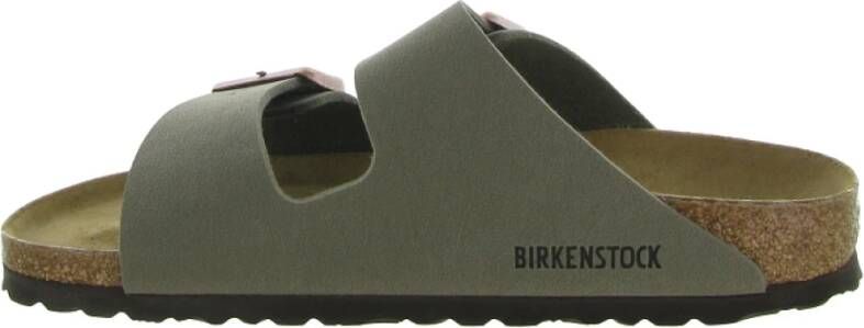 Birkenstock Milano Big Buckle Sandalen Green Heren