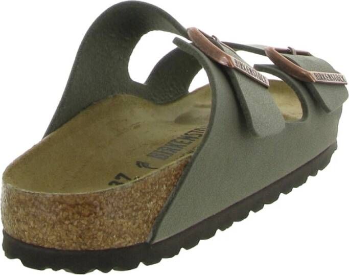 Birkenstock Milano Big Buckle Sandalen Green Heren