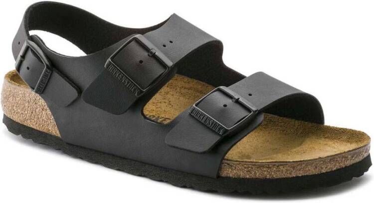 Birkenstock Milano Birko-Flor Sandalen Black Dames