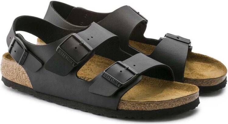 Birkenstock Milano Birko-Flor Sandalen Black Dames