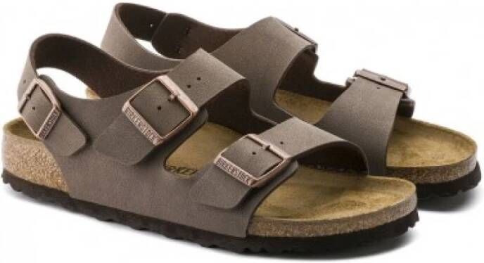 Birkenstock Milano Birko-Flor Sandalen Brown Dames