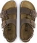 Birkenstock Milano Birko-Flor Sandalen Brown Dames - Thumbnail 4