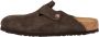 Birkenstock Mokka Suède Sandaal Boston Stijl Brown Heren - Thumbnail 2