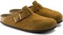 Birkenstock Boston SFB Mink narrow Veloursleder Suede Pantoffels Mink - Thumbnail 12