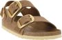 Birkenstock Milano Big Buckle Sandal Brown Dames - Thumbnail 2