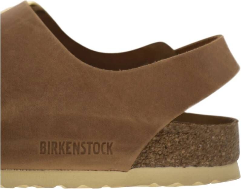 Birkenstock Milano Big Buckle Sandal Brown Dames