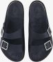 Birkenstock Navy Suède Sandalen Kurk Zool Blue Heren - Thumbnail 2