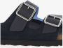 Birkenstock Navy Suède Sandalen Kurk Zool Blue Heren - Thumbnail 5