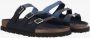 Birkenstock Navy Suède Sandalen Kurk Zool Blue Heren - Thumbnail 3