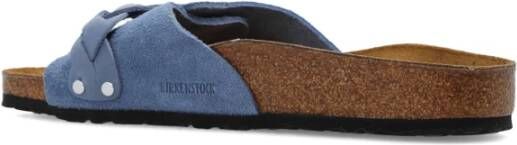 Birkenstock Oita Gevlochten slides Blue Dames