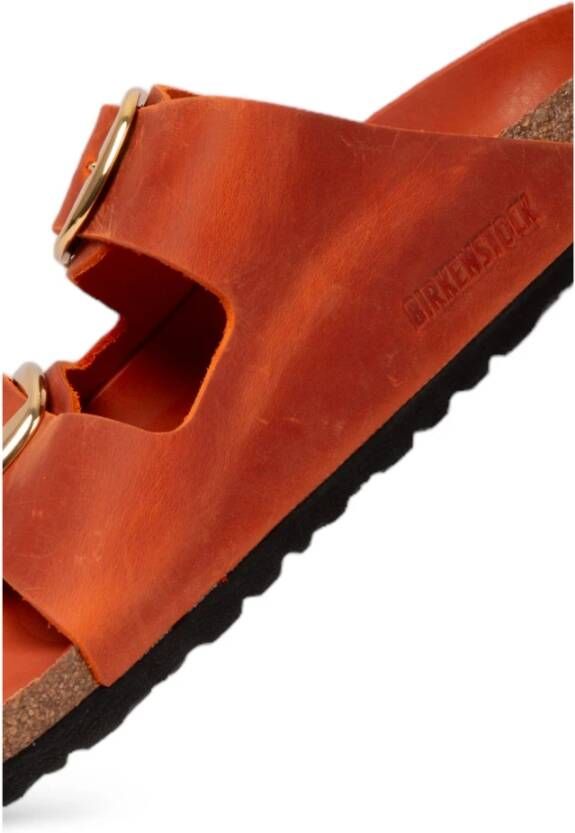 Birkenstock Oranje Big Buckle Sandalen Orange Dames