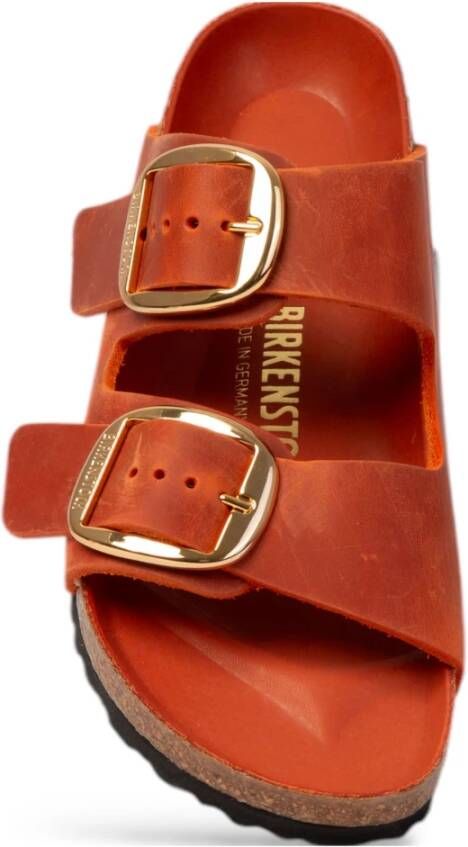 Birkenstock Oranje Big Buckle Sandalen Orange Dames