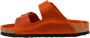 Birkenstock Oranje Leren Sandalen met Verstelbare Banden Orange Dames - Thumbnail 45