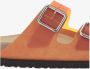 Birkenstock Oranje Sandalen met Suède Rand Kurk Zool Orange Heren - Thumbnail 5