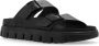 Birkenstock Zwarte Leren Verstelbare Strap Sandalen Black Dames - Thumbnail 22