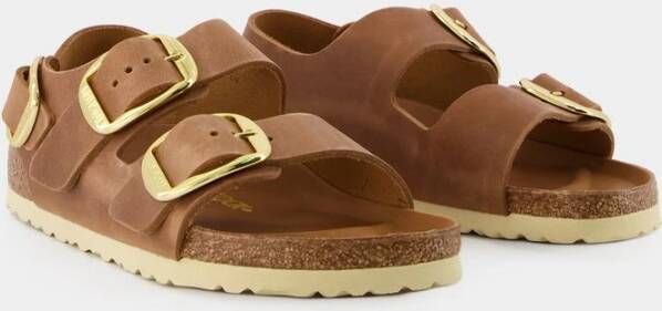 Birkenstock Platte sandalen Bruin Dames