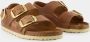 Birkenstock Milano Platte Sandalen voor Moderne Vrouwen Brown Dames - Thumbnail 7