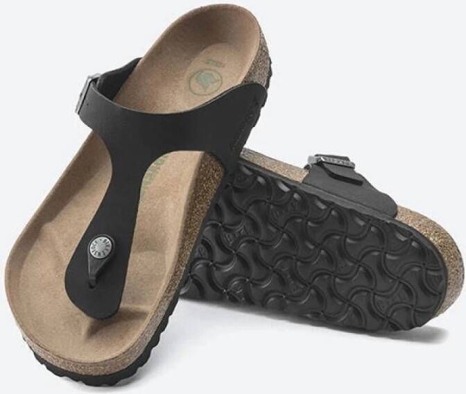 Birkenstock Platte sandalen Zwart Dames