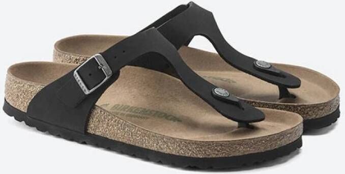 Birkenstock Platte sandalen Zwart Dames