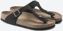 Birkenstock Gizeh BFBC Earthy Vegan Sandalen Narrow bruin zwart - Thumbnail 6